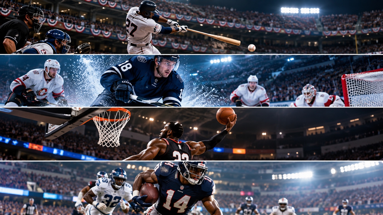 Live sports broadcast coverage